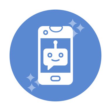 Sohbet simgesi vektör illüstrasyonu