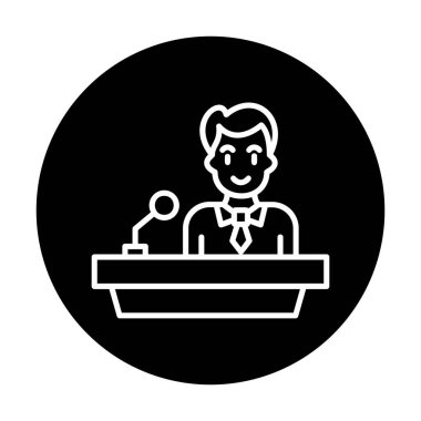 Ders vektör illüstrasyonu. düz biçim. 