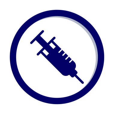 Şırınga ikonu vektör çizimi