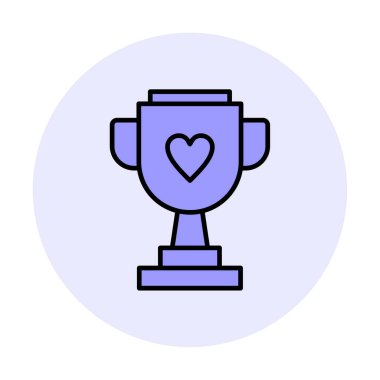 kupa vektör simgesi modern basit tasarım