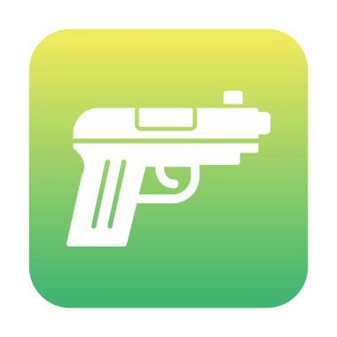 silah simgesi vektör illüstrasyonu