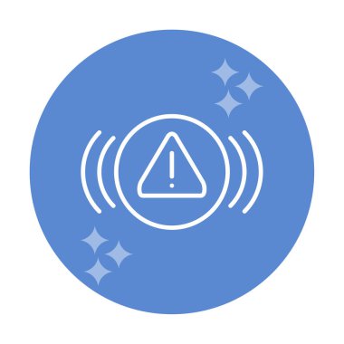 uyarı işareti simgesi, vektör illüstrasyonu  