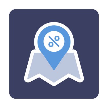 konum pin simgesi, vektör illüstrasyonu basit tasarım