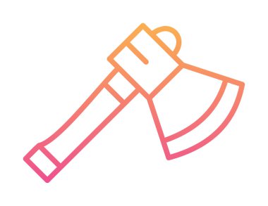 Balta. Web simgesi basit illüstrasyon