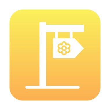 Tabela düz simgesi, vektör illüstrasyonu