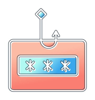 Basit düz frekans çizgisi simgesi vektörü 