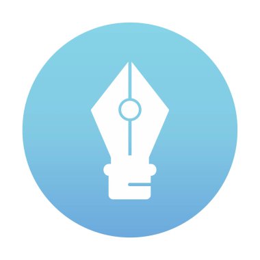 Basit kalem aracı simgesi, vektör illüstrasyonu