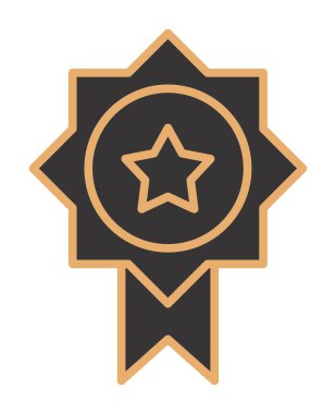 Ödül ikonu vektör illüstrasyonu. Ödül                        