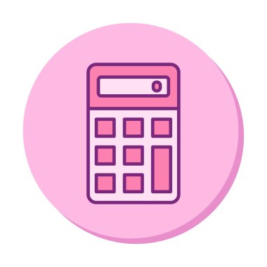 hesap makinesi web simge vektör çizim