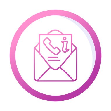 e- posta, zarf web simgesi, vektör illüstrasyonu