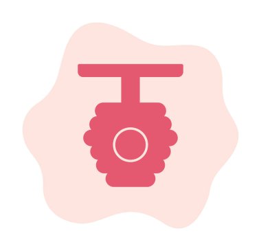 Arı kovanı simgesi vektör illüstrasyonu