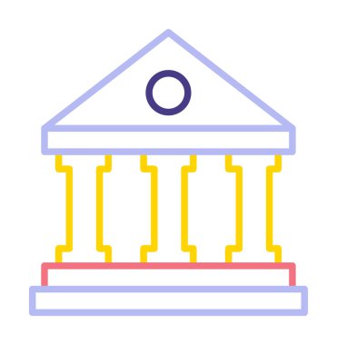 Simge vektör tasarlamak yapı Müzesi