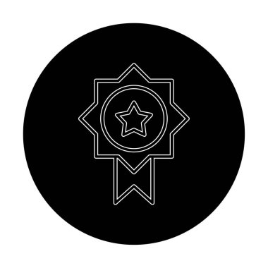 Ödül ikonu vektör illüstrasyonu. Ödül                        