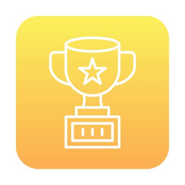 Basit kupa vektör illüstrasyon tasarımı