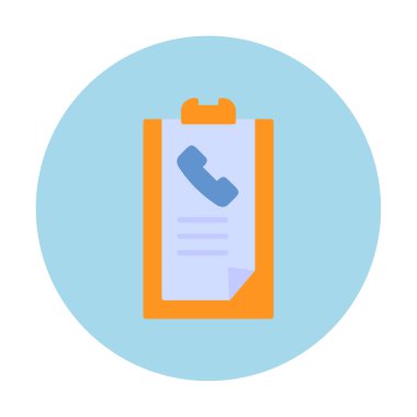 Basit Arama Listesi Geçmişi simgesi, vektör illüstrasyonu