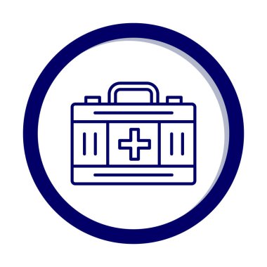 İlk yardım kiti vektör illüstrasyonu