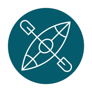 Basit Kano Teknesi simgesi, vektör illüstrasyonu