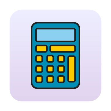 hesap makinesi web simge vektör çizim