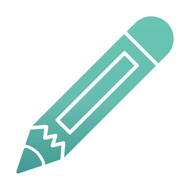 Düz kalem. Web simgesi basit illüstrasyon