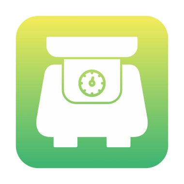 ölçekli düz simge, vektör illüstrasyonu