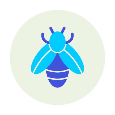 Vektör olarak arı simgesi. logotype 