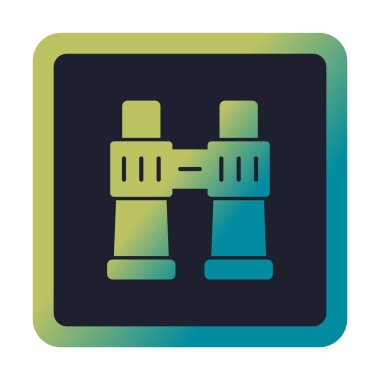 binoküler ikon vektör çizimi