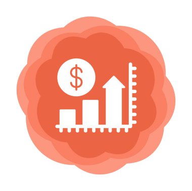 Fiyat Artan Simge Vektör Çizimi Tasarımı