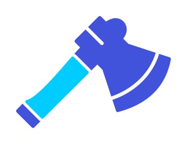 Balta. Web simgesi basit illüstrasyon