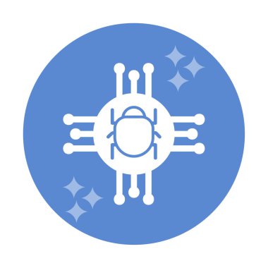 Casus yazılım simgesi vektör illüstrasyon tasarımı