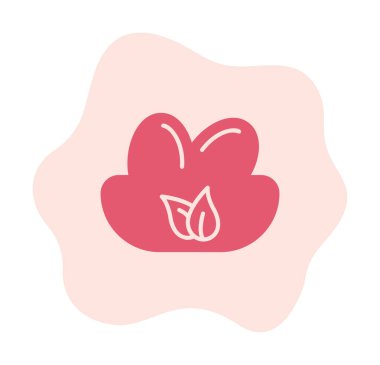 Basit Kuş Yuvası simgesi, vektör illüstrasyonu