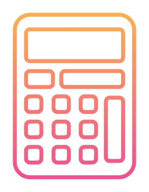 hesap makinesi web simge vektör çizim