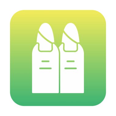 iki çivi web simgesi, vektör illüstrasyonu 