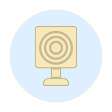 Askeri Hedef ikonu vektör çizimi