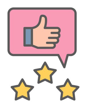 Basit düz İnceleme simgesi vektör illüstrasyon tasarımı