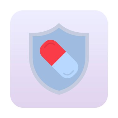 medical shield icon vector illustration 