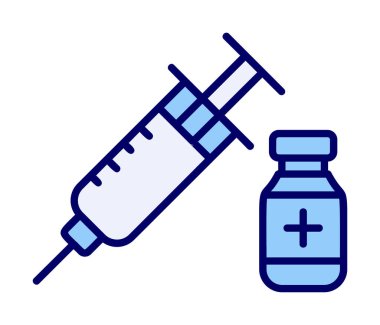 Basit insülin simgesi, vektör illüstrasyonu