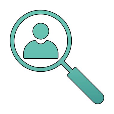 Ara. Web simgesi basit illüstrasyon