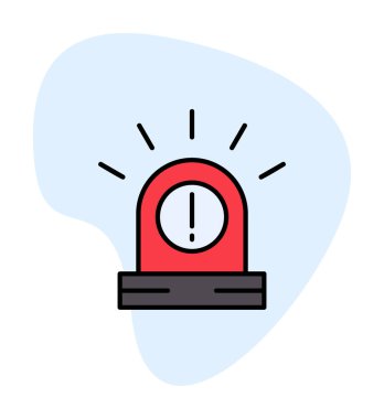 Uyarı simgesi, taslak biçimi, vektör illüstrasyonu