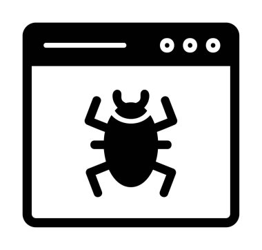 Yasak web sitesi vektör simgesi 