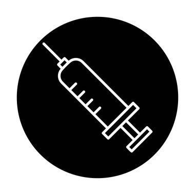 Şırınga ikonu vektör çizimi