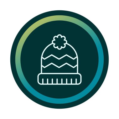 Beanie icon vector illustration 