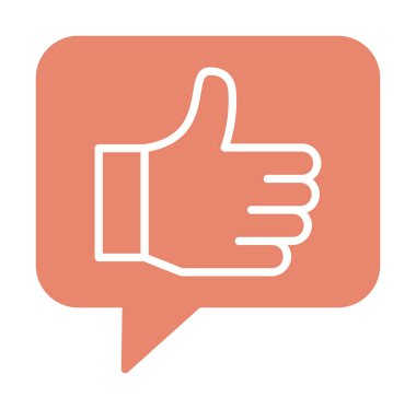 başparmak yukarı Web simgesi, vektör çizim                   