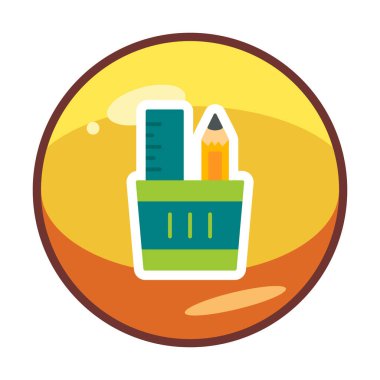 ileti örneği web simgesi, vektör çizim