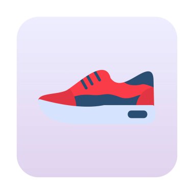 Ayakkabı sporu tasarımı vektör çizimi 