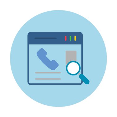 Kişinin vektör çizimi Modern simgeyi ara                            