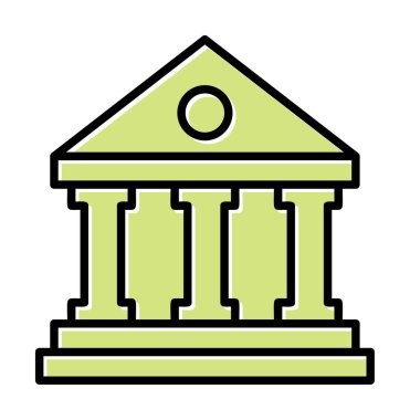 Simge vektör tasarlamak yapı Müzesi