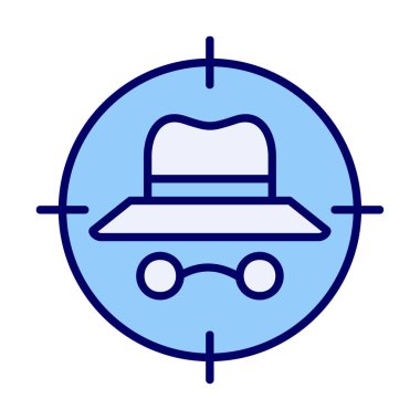 hedef simge, vektör illüstrasyonu basit tasarım