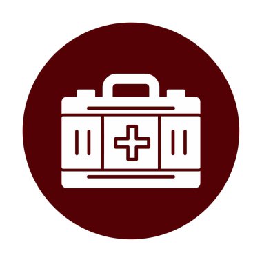 İlk yardım kiti vektör illüstrasyonu