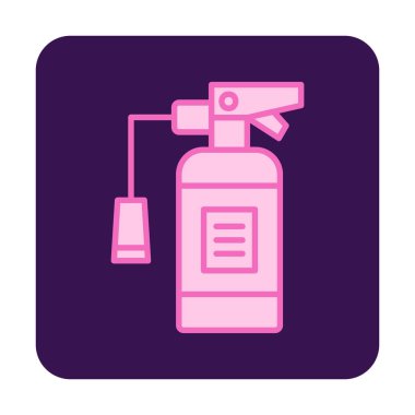 Yangın söndürme simgesinin vektör çizimi                            