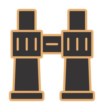 binoküler ikon vektör çizimi